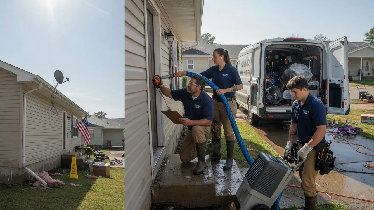 Ceiling Water Damage Restoration in Kennedale, TX near me